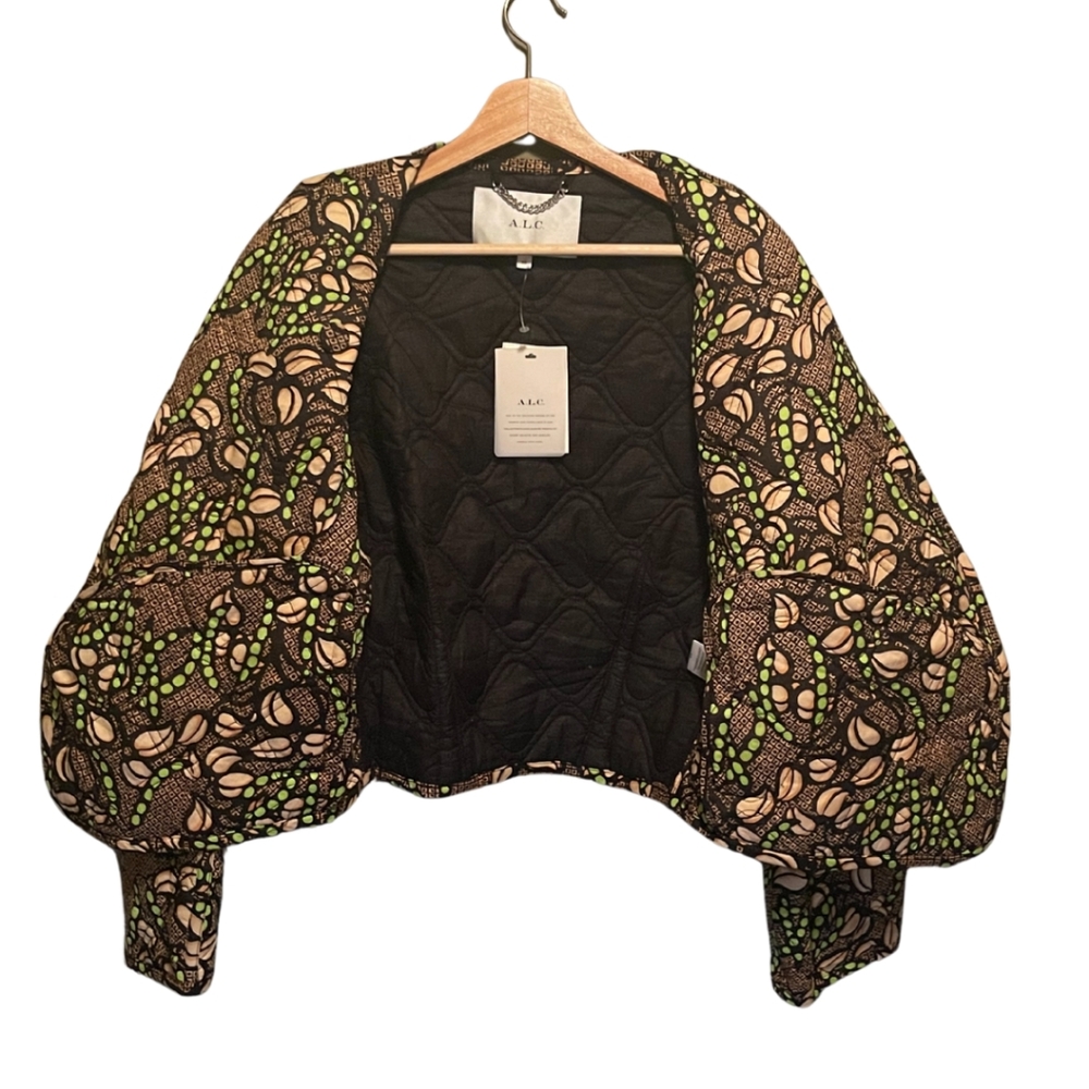 Peach Printed ALC Jacket. NWT! Size M